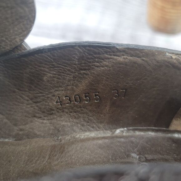 {Anthropologie} Coclico Bellatrix Loafer Heels Size EU 37 (6.5-7 US) - Picture 7 of 8